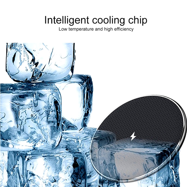 ZEQI W11 10W Smart Cooling Non-slip Aluminum Alloy Wireless Charger, W11