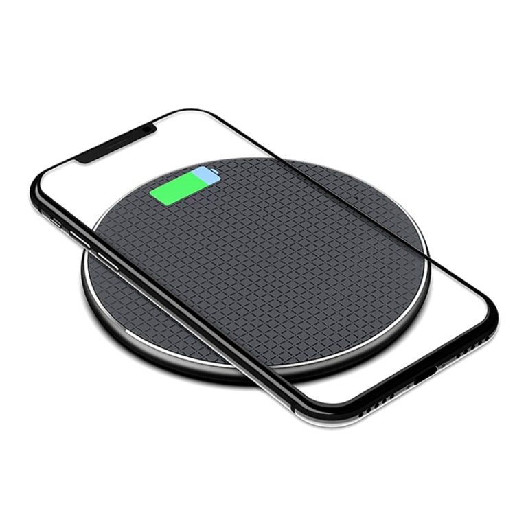 ZEQI W11 10W Smart Cooling Non-slip Aluminum Alloy Wireless Charger, W11