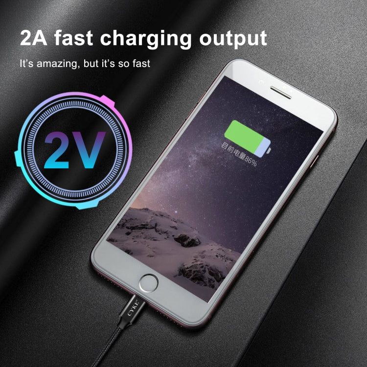 5V 2A 8 Pin Male to 8 Pin Male Braided Data Cable, Data Cable