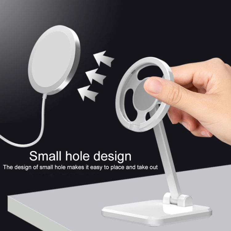 F8 Foldable Magnetic 360-degree Rotating Bracket for MagSafe Magnetic Wireless Charger