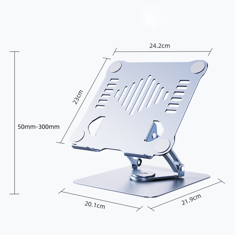 R-JUST HZ39 Triangular Swivel Lift Laptop Stand