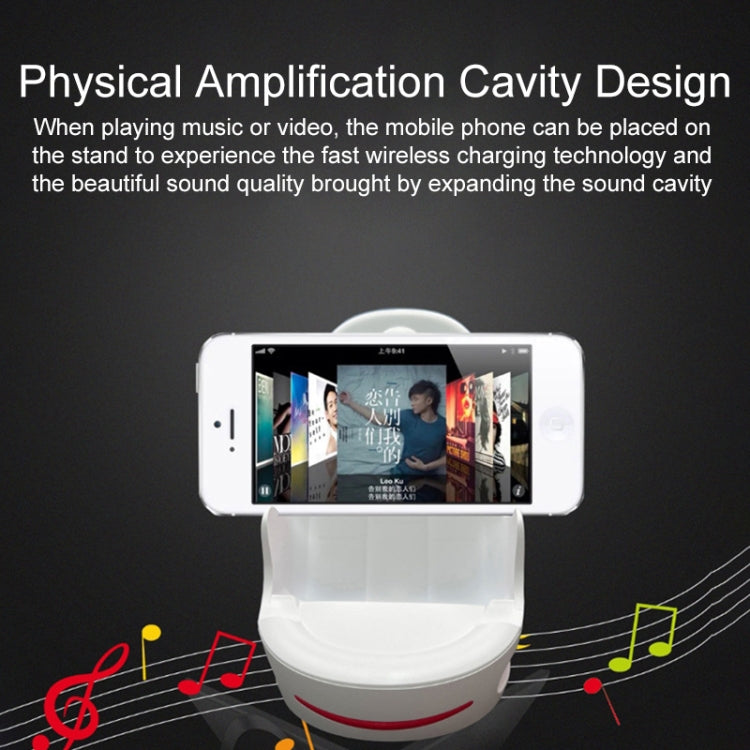 V8 15W Five-finger Sofa Phone Magnetic Suction Wireless Charger Stand