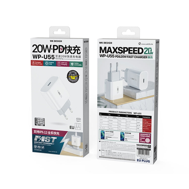 WK WP-U55 Max 20W Maxspeed PD Fast Charger