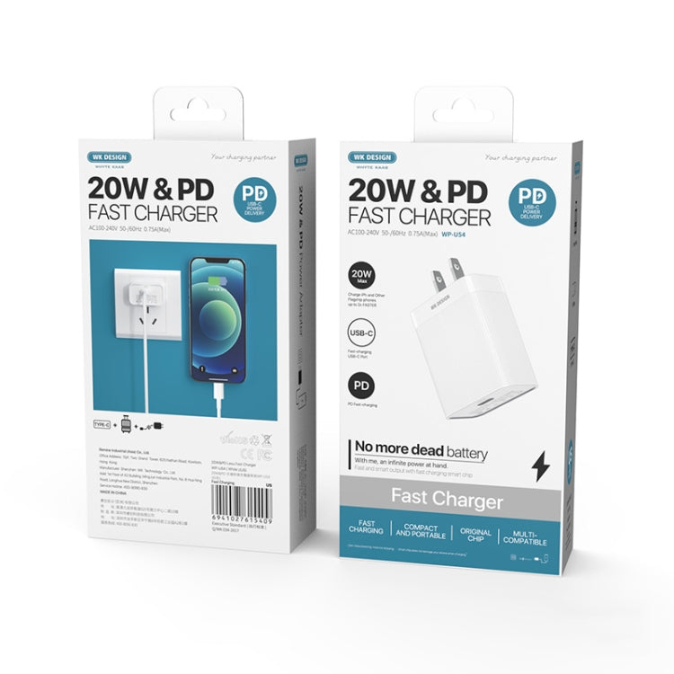 WK WP-U54 Max 20W Maxspeed PD Fast Charger