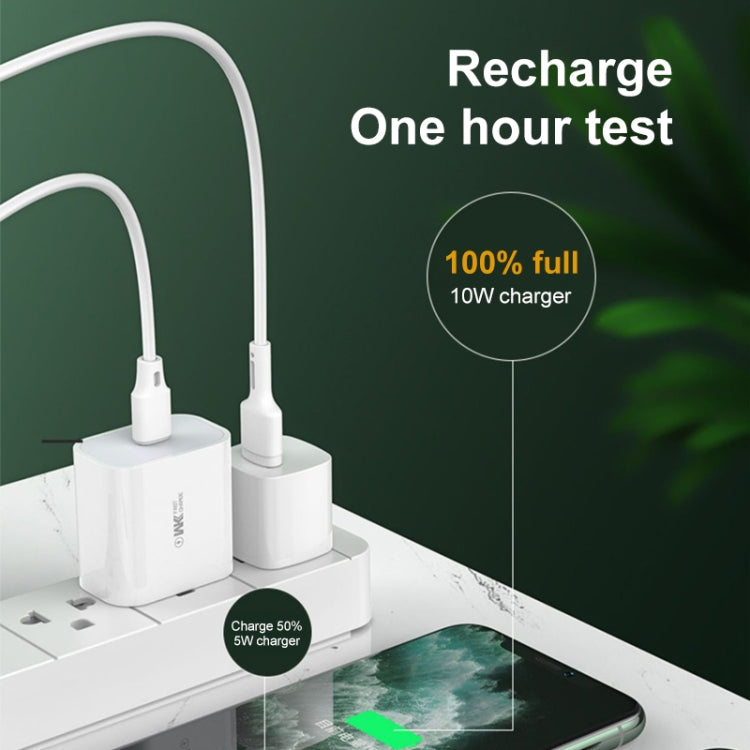 WK WP-U69a 2.0A Speed Mini USB Charger + USB to Type-C / USB-C Data Cable, Plug Type: US Plug, USB to Type-C / USB-C