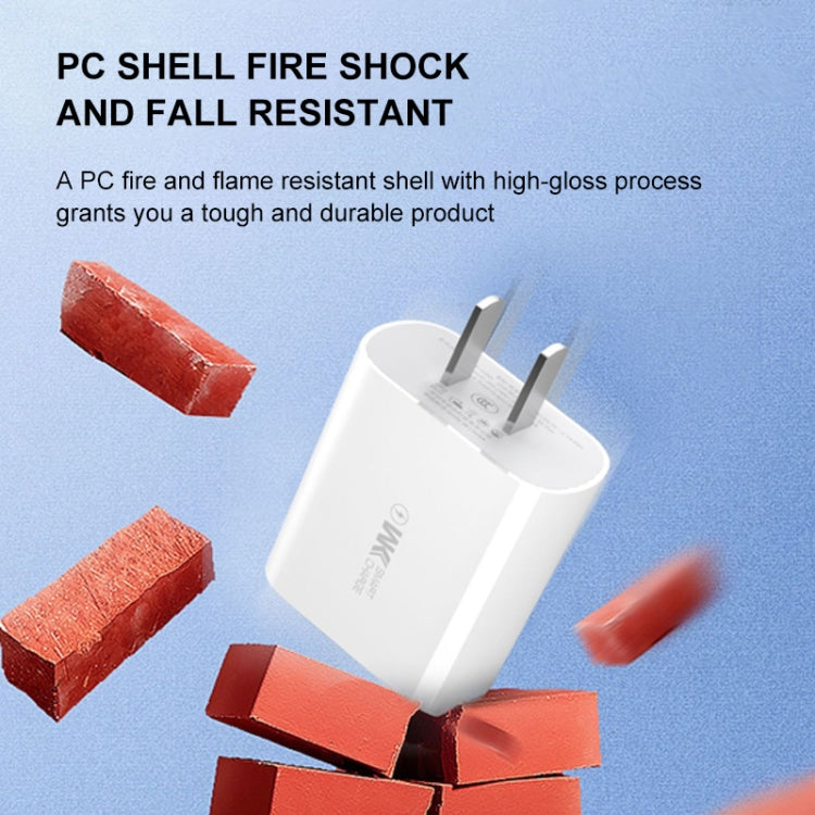 WK WP-U69 2.0A Speed Mini USB Charger, Plug Type: US Plug, USB Charger