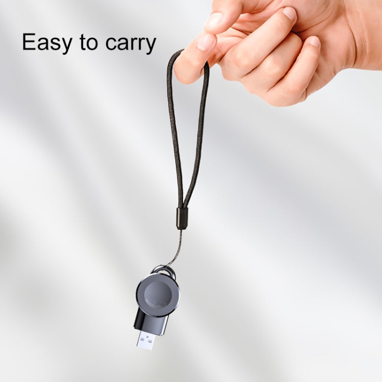 K02 Universal Portable Magnetic Wireless Charger for Apple Watch Series 6 / 5 / SE / 4 / 3 / 2 / 1