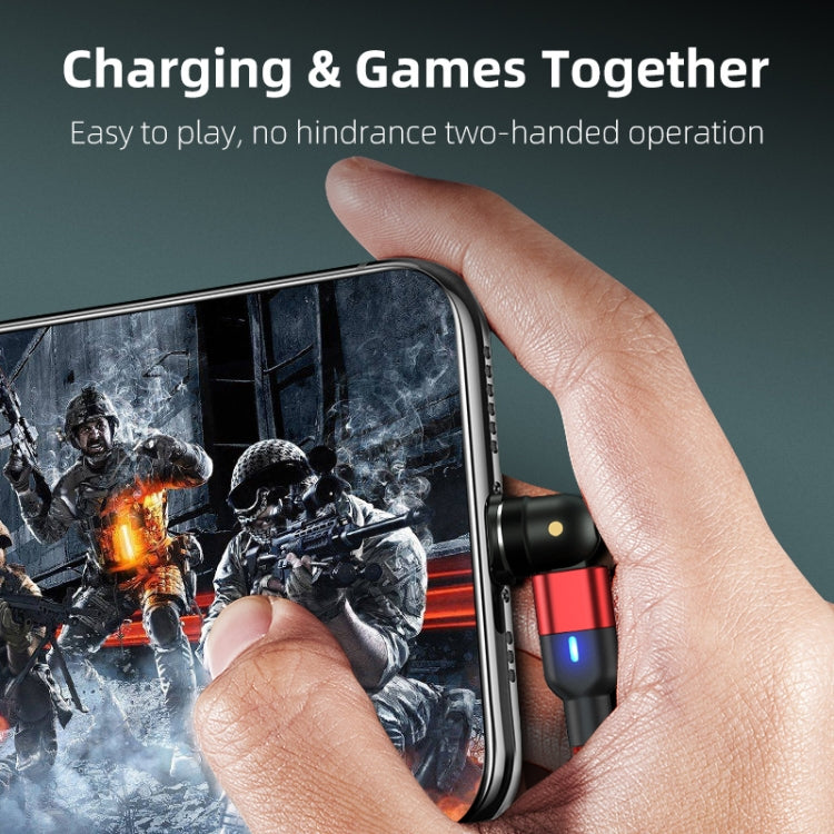 1m 3A Output USB to 8 Pin 540 Degree Rotating Magnetic Data Sync Charging Cable, 1m 8 Pin