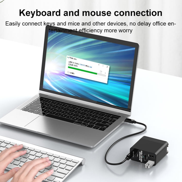 X8H 60W Type-C + USB + HDMI HUB PD Charger, US Plug, X8H