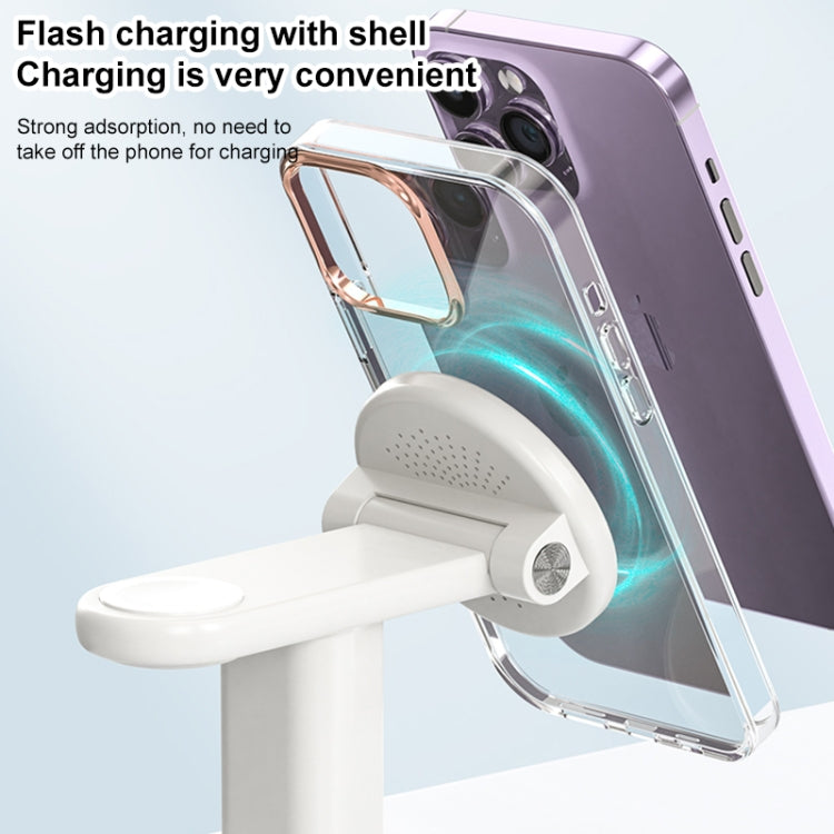 JJT-A70 15W 3 in 1 Multifunctional Magnetic Wireless Charging Holder, JJT-A70