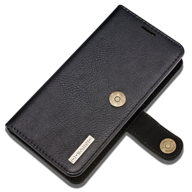 DG.MING pour iPhone 8 Plus et iPhone 7 Plus Crazy Horse Texture Flip horizontal étui de protection magnétique détachable avec support, emplacements pour cartes et portefeuille, iPhone 8P et 7P