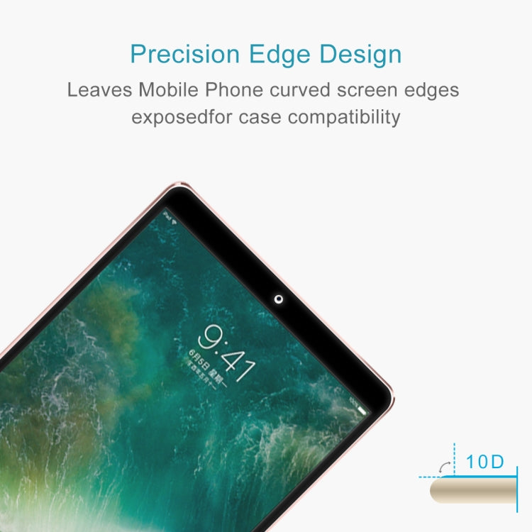 Film en verre trempé antidéflagrant 9H 10D pour iPad Pro 10,5 pouces et iPad Air 2019