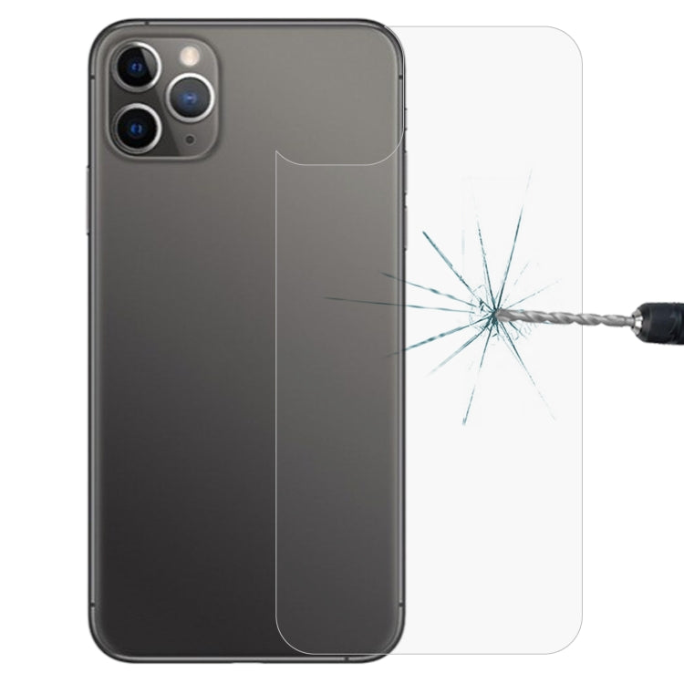 For iPhone 11 Pro 9H 2.5D Half - Screen Transparent Mobile Phone Tempered Glass Film Back Film, For iPhone 11 Pro (1 PC)
