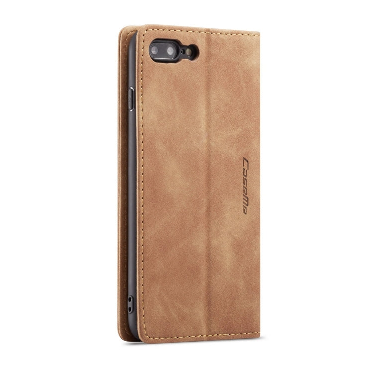 CaseMe-013 Multifunctional Retro Frosted Horizontal Flip Leather Case for iPhone 7 Plus / 8 Plus, with Card Slot & Holder & Wallet