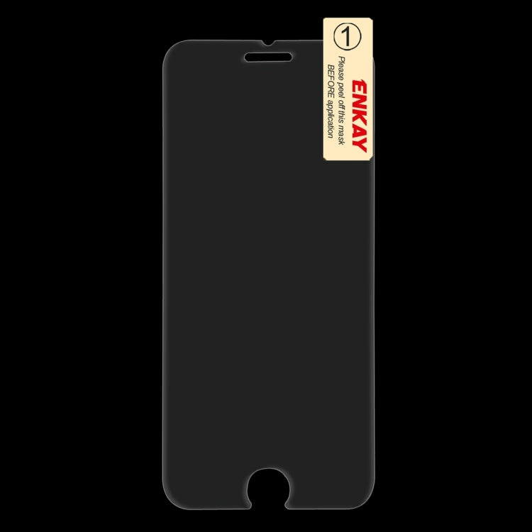 Lot de 10 films protecteurs d'écran incurvés ENKAY en verre trempé 2,5D pour iPhone 8 Plus et 7 Plus, dureté 9H, 0,26 mm, pour iPhone 8P et 7P (10 pièces)