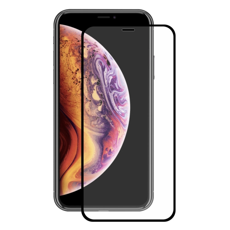 For iPhone XS Max ENKAY Hat-Prince 0.2mm 9H 2.5D Full Screen Tempered Glass Film, For XS Max (2.5D)