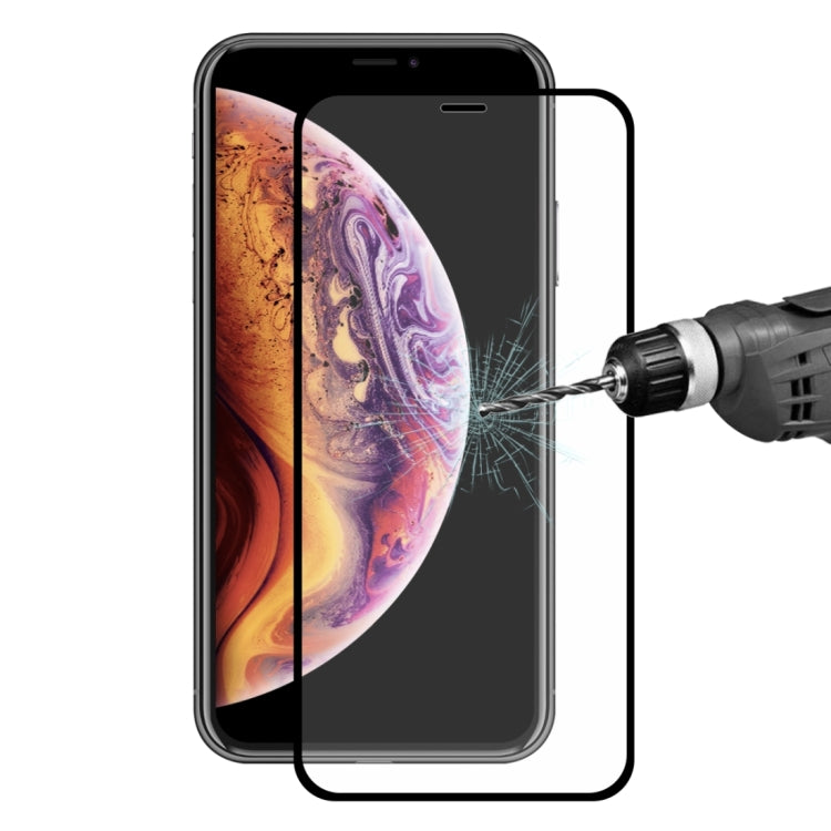 For iPhone XS Max ENKAY Hat-Prince 0.2mm 9H 2.5D Full Screen Tempered Glass Film, For XS Max (2.5D)