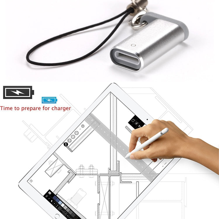Adaptateur de chargeur Apple Pencil en aluminium pour iPad Pro