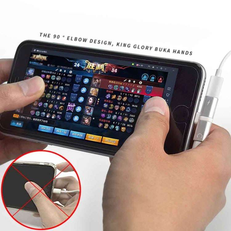 2 in 1 8 Pin 5V 1A Listen Call Audio Converter Earphone Adapter, IP8P3681B, IP8P3681S