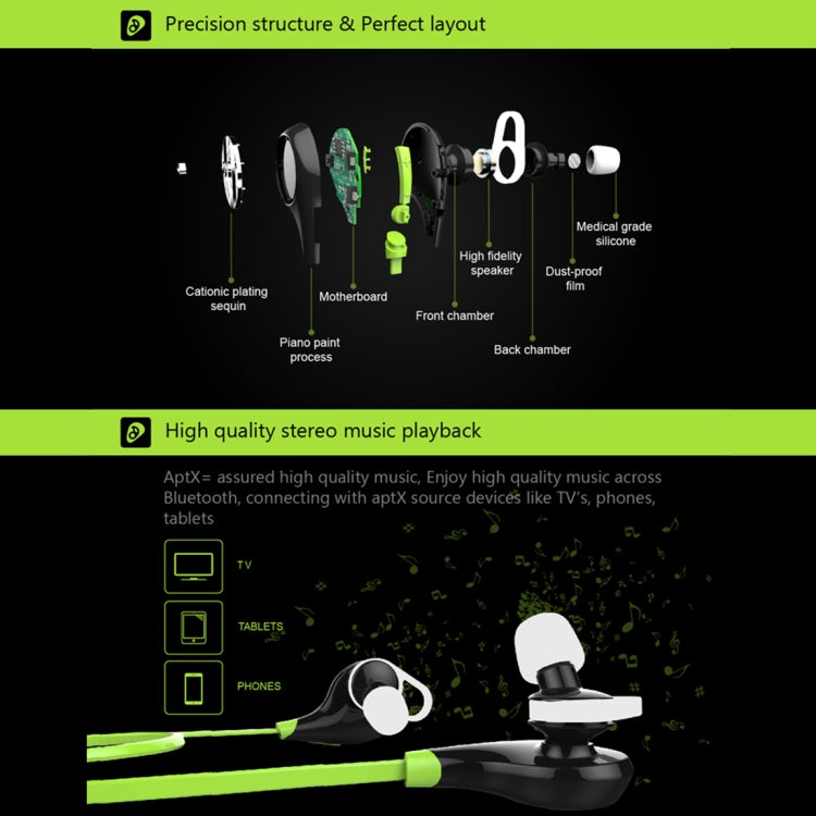 For iPhone, Samsung, Huawei, Xiaomi, HTC and Other Smartphones, XHH-801A, XHH-801A Black + Green, XHH-801A Green