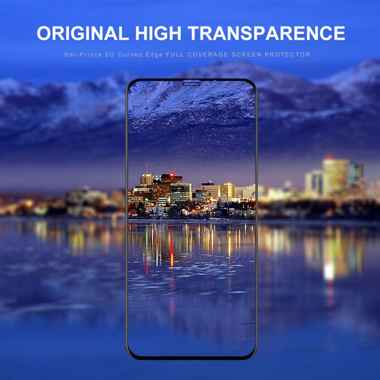 For iPhone XR ENKAY Hat-Prince 0.26mm 9H 6D Curved Full Screen Tempered Glass Film, For XR (6D)