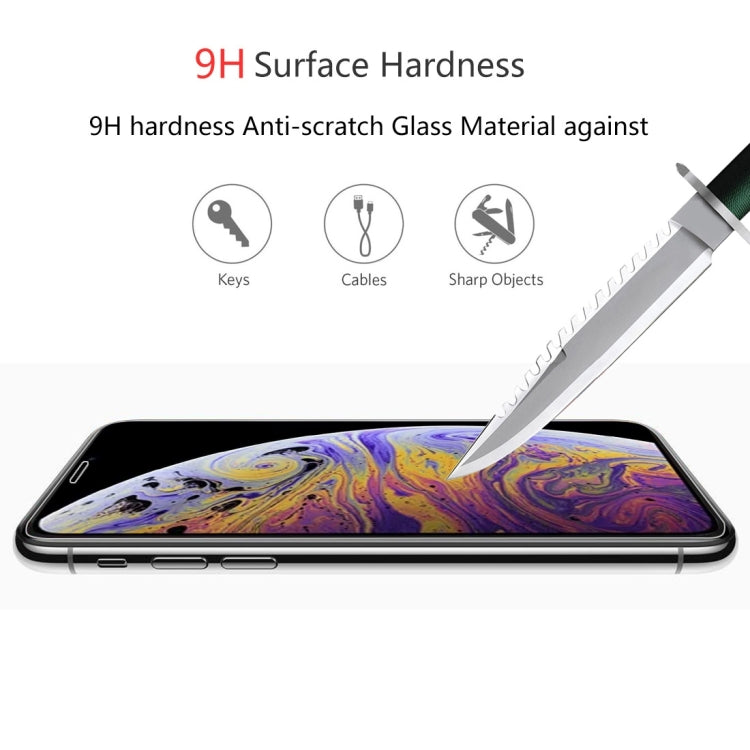 For iPhone 11 Pro Max / XS Max ENKAY Hat-Prince 0.26mm 9H 2.5D Tempered Glass Film, For XS Max (1 PC)
