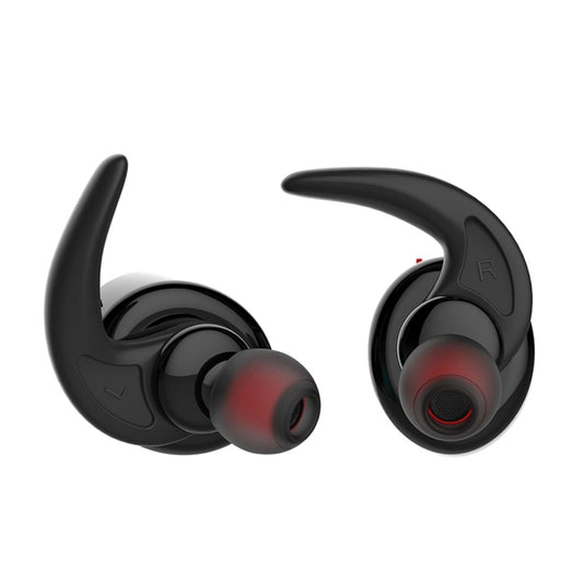 AWEI T1 true wireless stereo earphones with secure fit ear hooks for active use