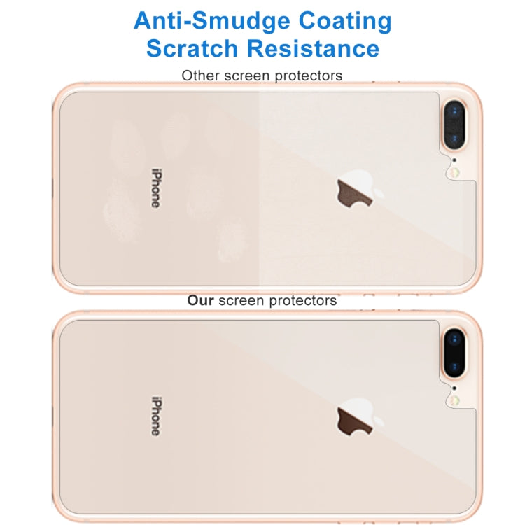 For IPhone 8 Plus & 7 Plus rear membrane 0.3mm 9H hardness 2.5d arc frontier defense explodes high-quality tempered rear membrane