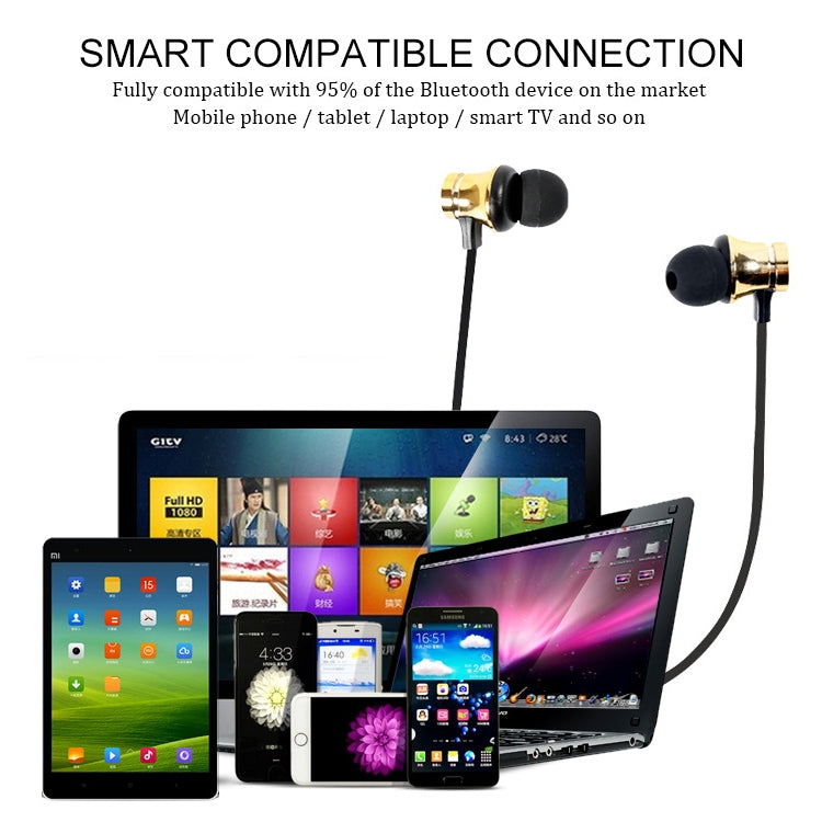 XT11 Magnetic In-Ear Wireless Bluetooth V4.2 Earphones, XT11 (Tarnish), XT11 (Silver), XT11 (Gold), XT11 (Blue)