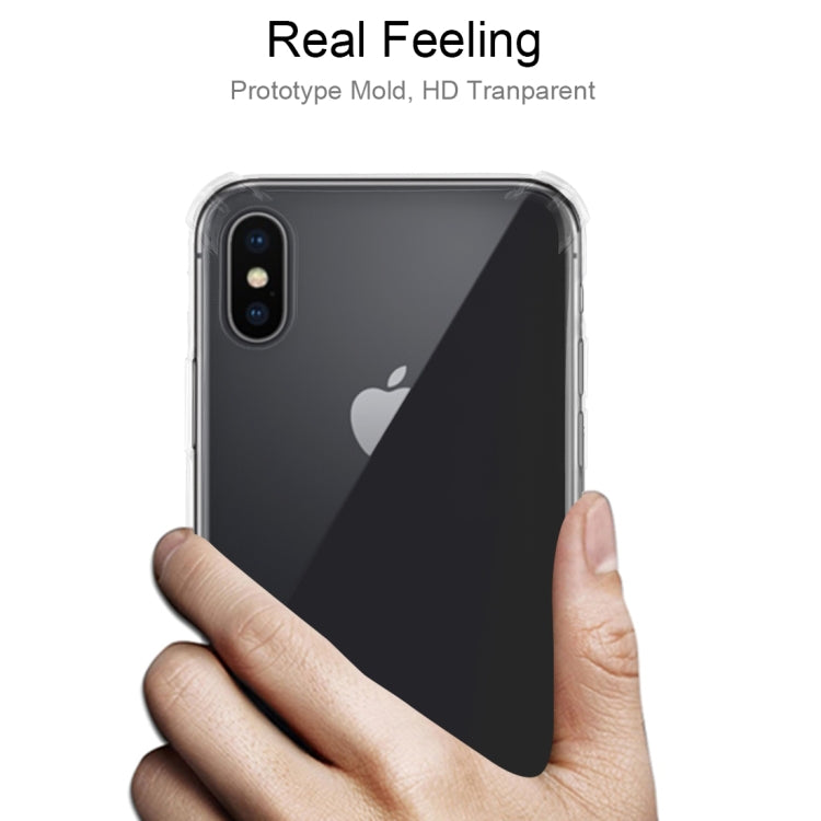 For iPhone X / XS 0.75mm Ultra-thin Transparent TPU Protective Case , iPhone X / XS(1PCS)