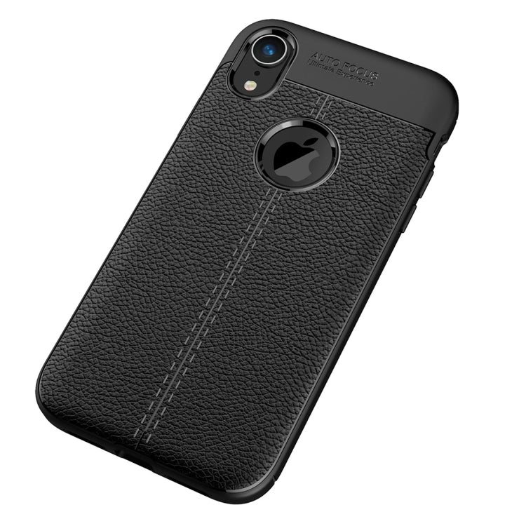 For iPhone X / XS Litchi Texture TPU Case, For XS