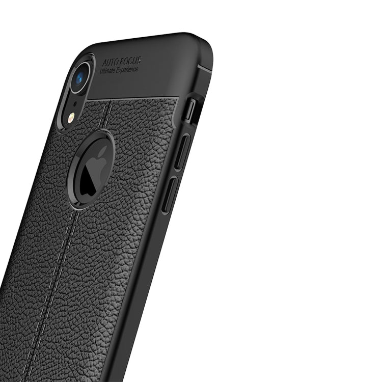 For iPhone X / XS Litchi Texture TPU Case, For XS