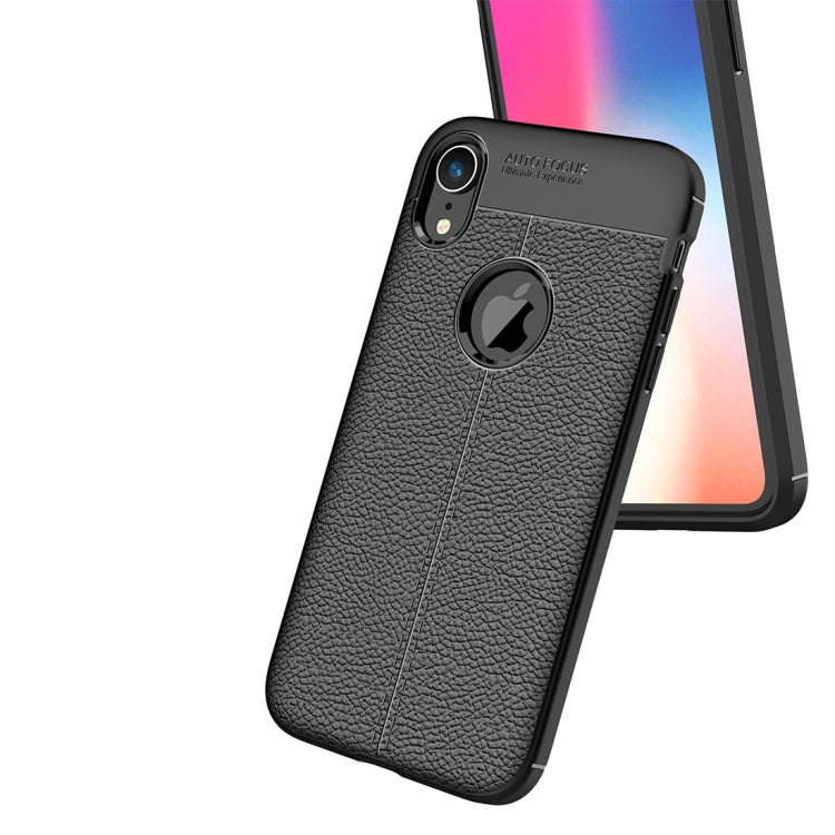 For iPhone X / XS Litchi Texture TPU Case, For XS