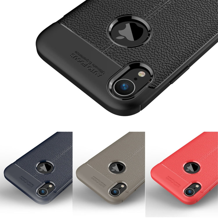 For iPhone X / XS Litchi Texture TPU Case, For XS