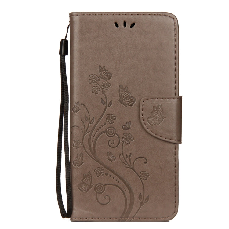 Étui en cuir à rabat horizontal avec motif papillon en relief pour iPhone XR, avec fente pour carte, support, portefeuille et cordon