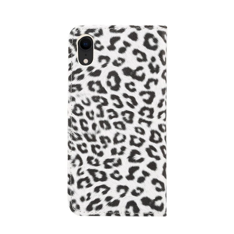 For iPhone XR Leopard Pattern Horizontal Flip Leather Case with Holder & Card Slots