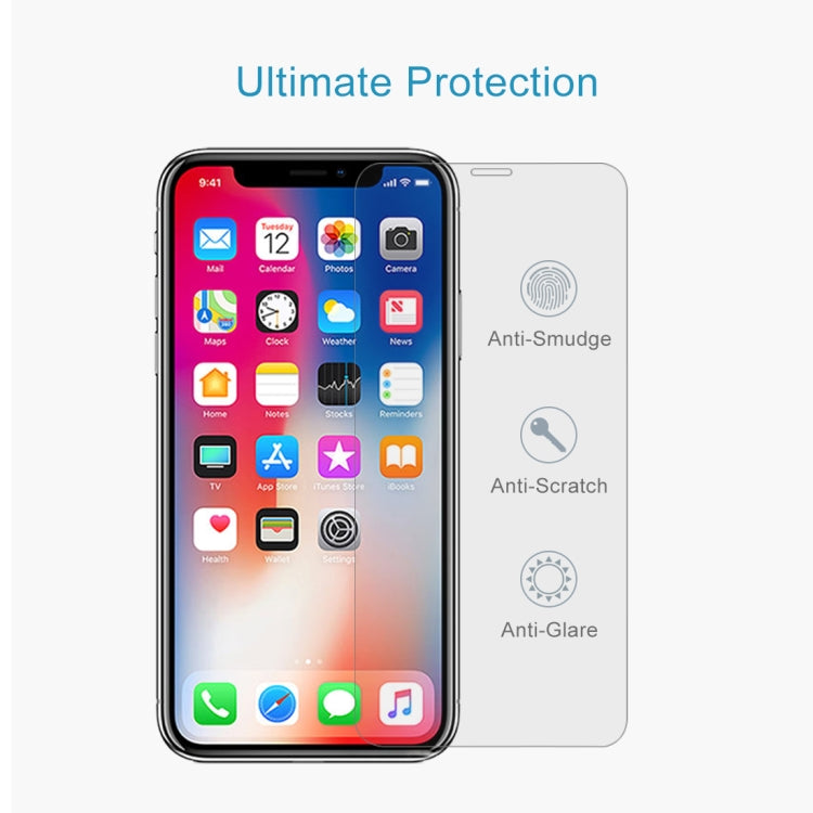 For iPhone XS / X 100pcs 9H 2.5D Tempered Glass Film, For X & XS(100pcs)