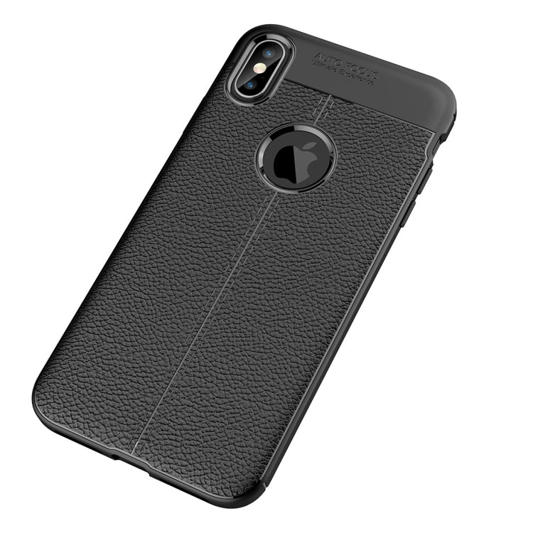 For iPhone XS Max Litchi Texture TPU Case, For XS Max