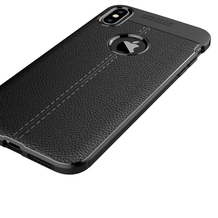 For iPhone XS Max Litchi Texture TPU Case, For XS Max