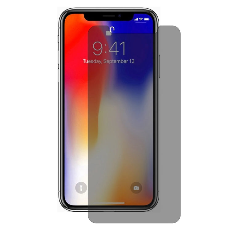 For iPhone XS Max ENKAY Hat-Prince 0.26mm 9H 2.5D Privacy Anti-glare Tempered Glass Film, For XS Max
