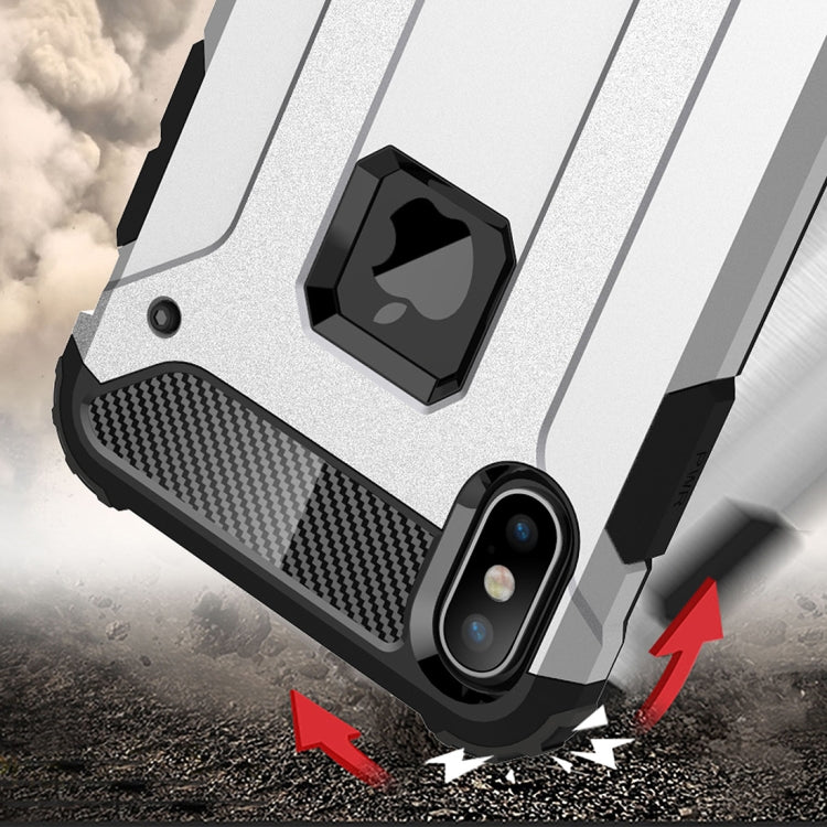 For iPhone XS Max TPU + PC Armor Combination Back Cover Case, For iPhone XS Max