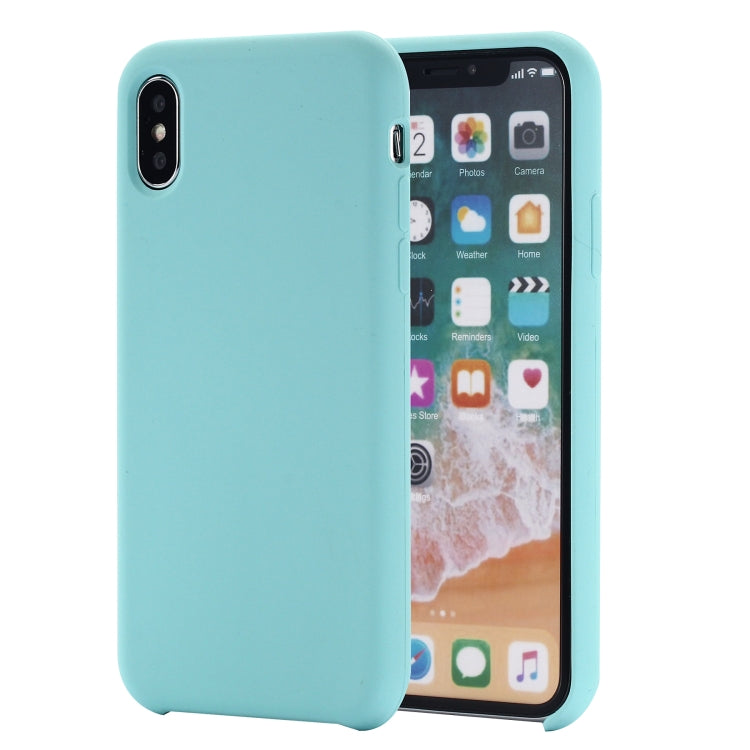 For iPhone XS Max Four Corners Full Coverage Liquid Silicone Protective Case Back Cover, For XS Plus, XS Max, For XS Max