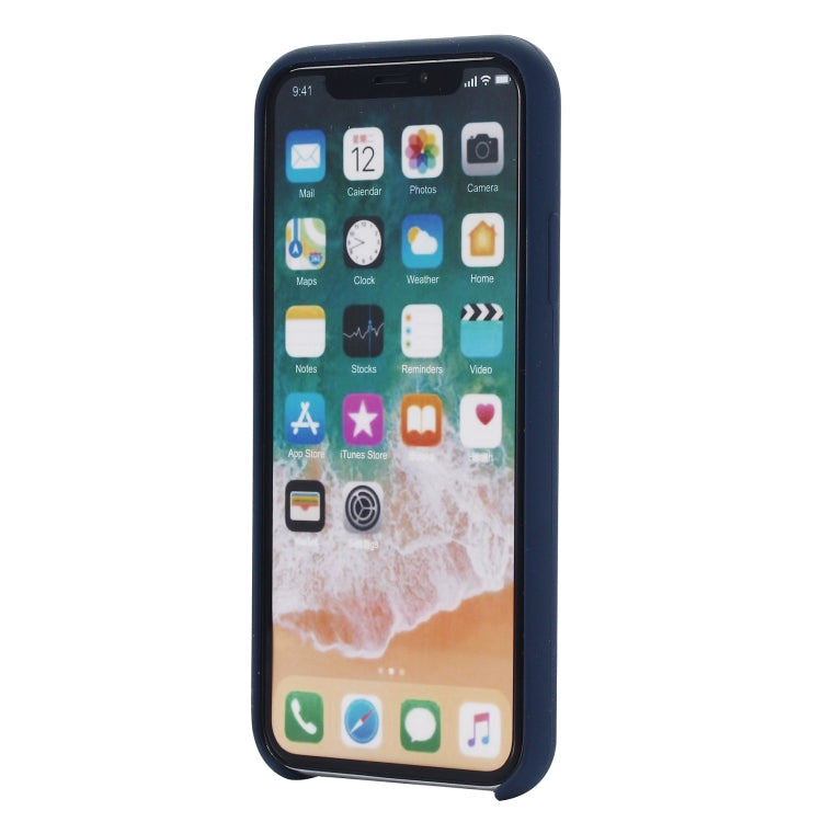 For iPhone XS Max Four Corners Full Coverage Liquid Silicone Protective Case Back Cover, For XS Max, For XS Plus, XS Max