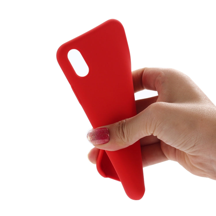 For iPhone XS Max Four Corners Full Coverage Liquid Silicone Protective Case Back Cover, For XS Plus, XS Max, For XS Max