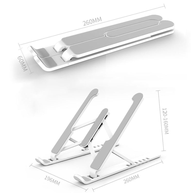 YMB1028 Portable Folding Desktop Holder Bracket for Laptop / Tablet below 15.6 inch, YMB1028