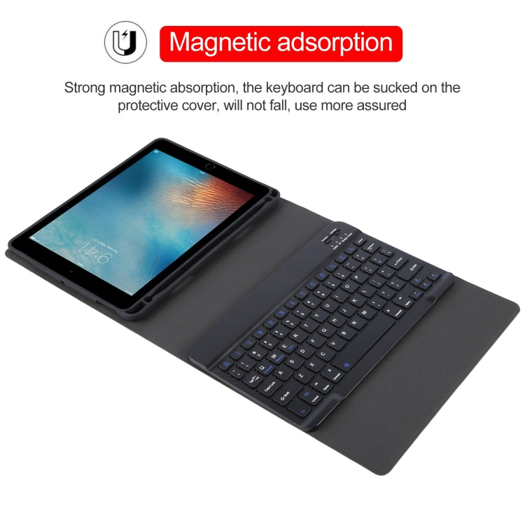 For iPad Pro 9.7 / 9.7 inch 2017 / 9.7 2018 / Air / Air 2 IP071 Separable ABS Smart Bluetooth Keyboard + Litchi Texture Horizontal Flip Leather Tablet Case, For iPad Pro 9.7 / 9.7 inch 2017 / 9.7 2018 / Air / Air 2
