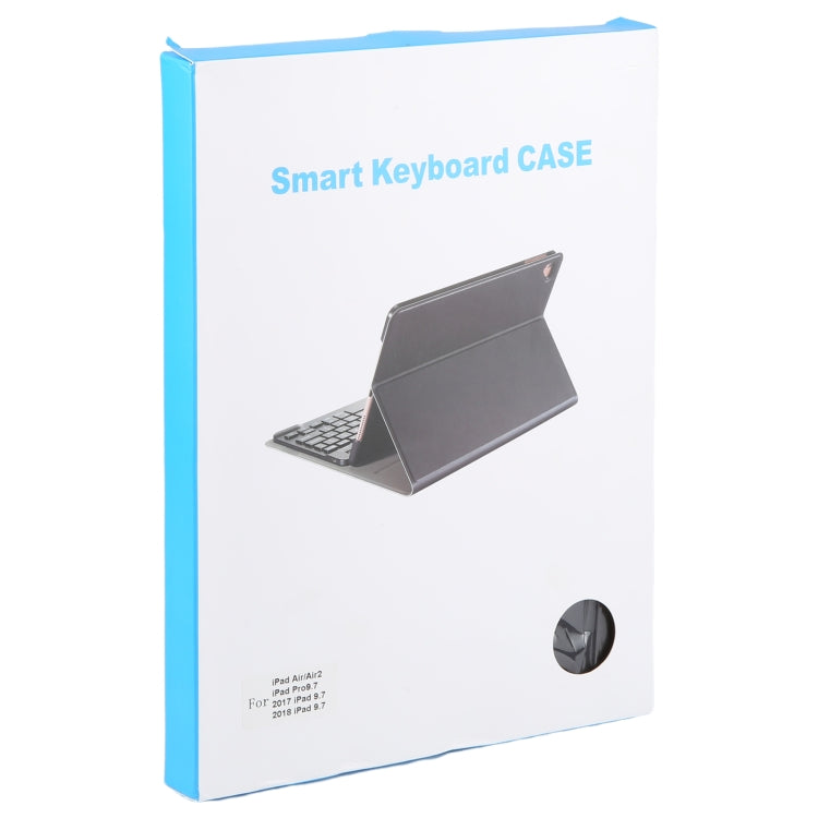 For iPad Pro 9.7 / 9.7 inch 2017 / 9.7 2018 / Air / Air 2 IP071 Separable ABS Smart Bluetooth Keyboard + Litchi Texture Horizontal Flip Leather Tablet Case, For iPad Pro 9.7 / 9.7 inch 2017 / 9.7 2018 / Air / Air 2