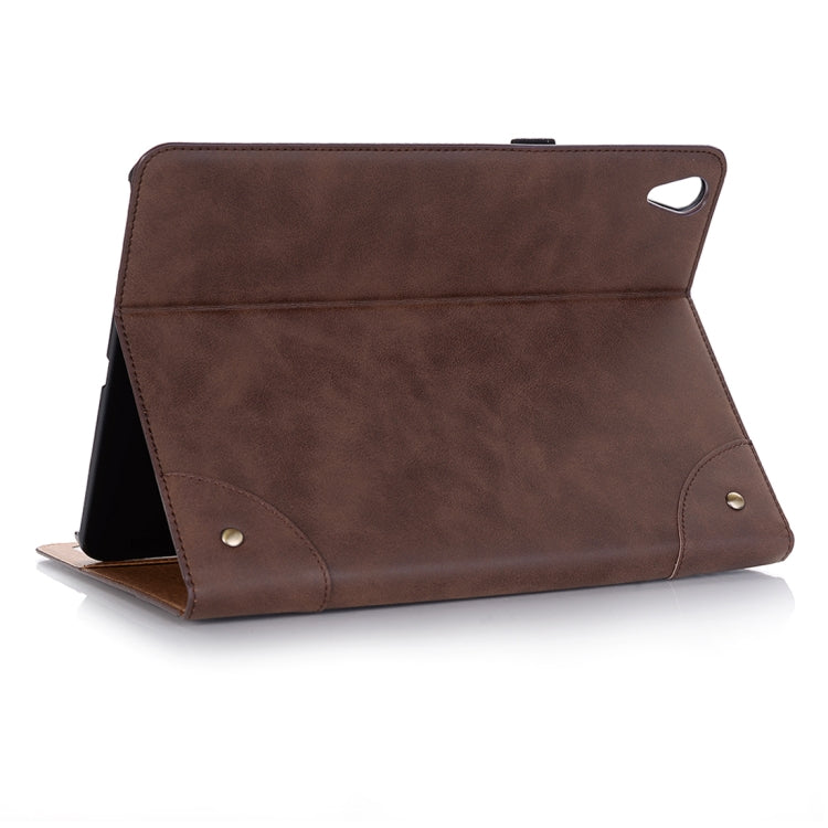 Retro Book Style Horizontal Flip PU Leather Case for iPad Air 13 2025 / 2024 / iPad Pro 12.9 inch (2018), with Holder & Card Slots & Wallet, For iPad Air 13 2025 / 2024 / iPad Pro 12.9 inch (2018)