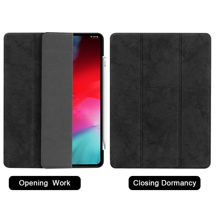 Horizontal Flip Leather Case with Pen Slot  Three-folding Holder & Wake-up / Sleep Function for iPad Air 13 2024 / 2025 / Pro 12.9 (2018), For iPad Air 13 2024 / Pro 12.9