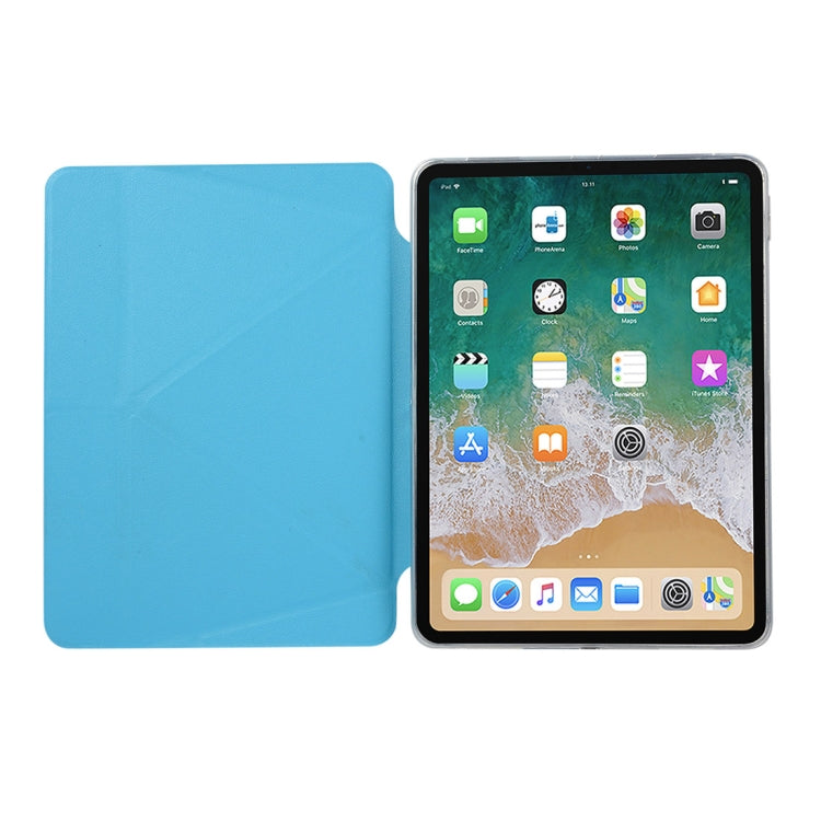 PU Leather Case for iPad Pro 11 inch (2018), with Multi-folding Holder & Sleep / Wake-up Function, For iPad Pro 11
